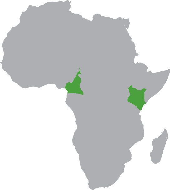Africa<br />
Cameroon, Kenya